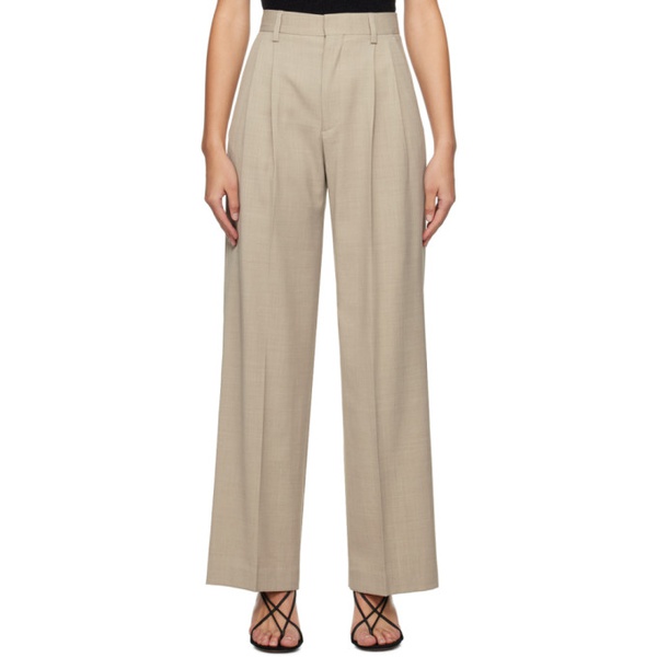  Filippa K Beige Darcey Trousers 241072F087010