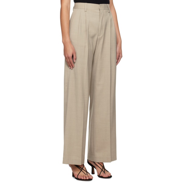  Filippa K Beige Darcey Trousers 241072F087010