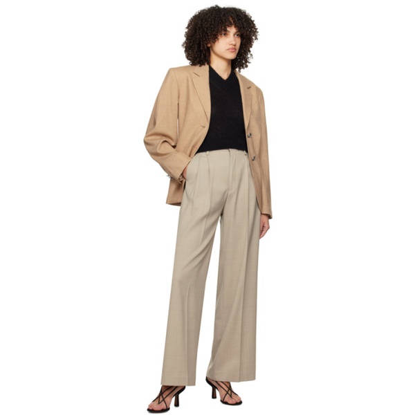  Filippa K Beige Darcey Trousers 241072F087010