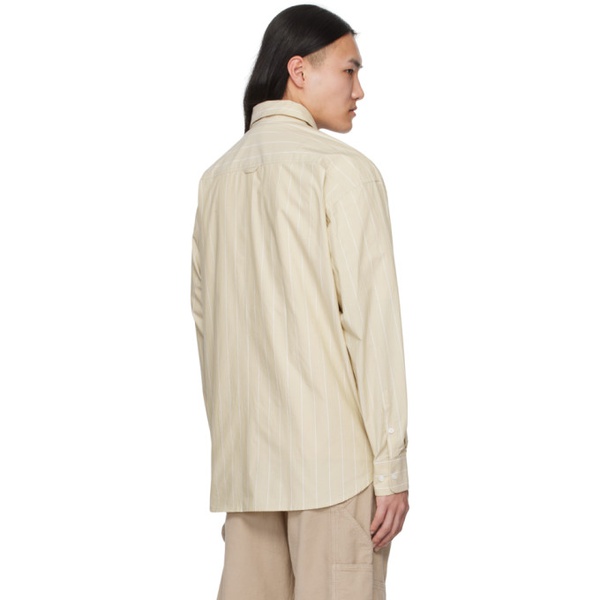  Filippa K Yellow Striped Shirt 241072M192003