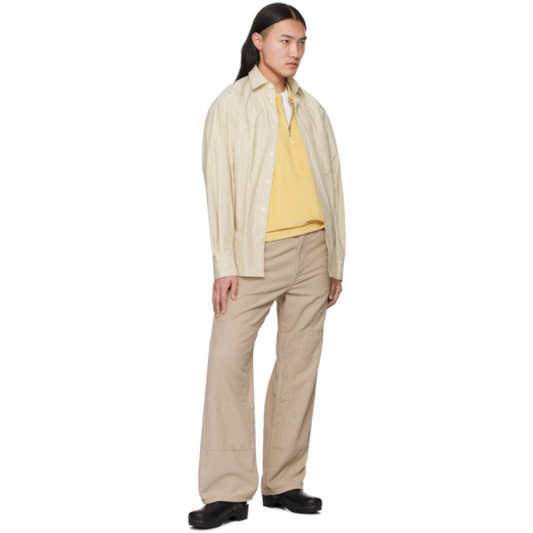  Filippa K Yellow Striped Shirt 241072M192003