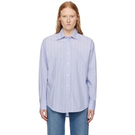 Filippa K Blue Stripe Shirt 241072F109007