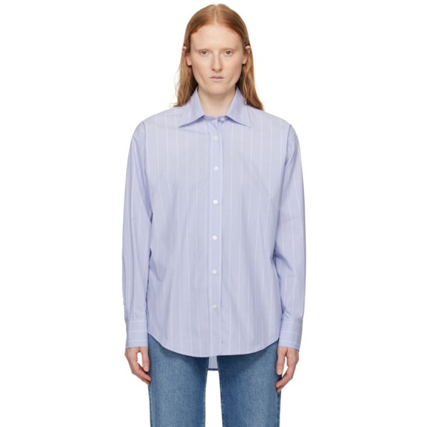  Filippa K Blue Stripe Shirt 241072F109007