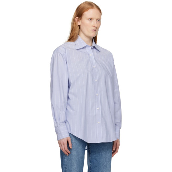  Filippa K Blue Stripe Shirt 241072F109007