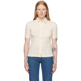 Filippa K 오프화이트 Off-White Embroidered Shirt 241072F109010