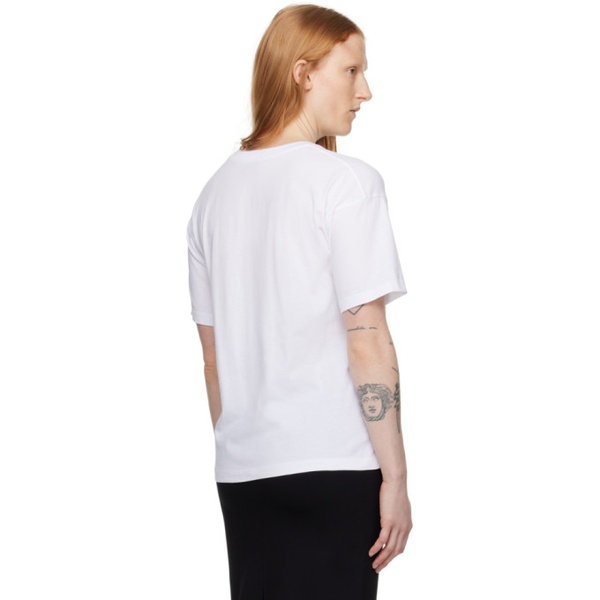  Filippa K White Loose Fit T-Shirt 241072F110006