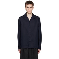 Filippa K Navy Resort Shirt 232072M192002