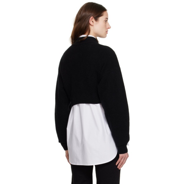  Filippa K Black Cropped Sweater 231072F099003