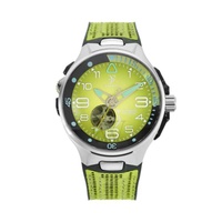 Franck Dubarry MEN'S Deep Ocean Rubber Green Dial Watch 09 Green