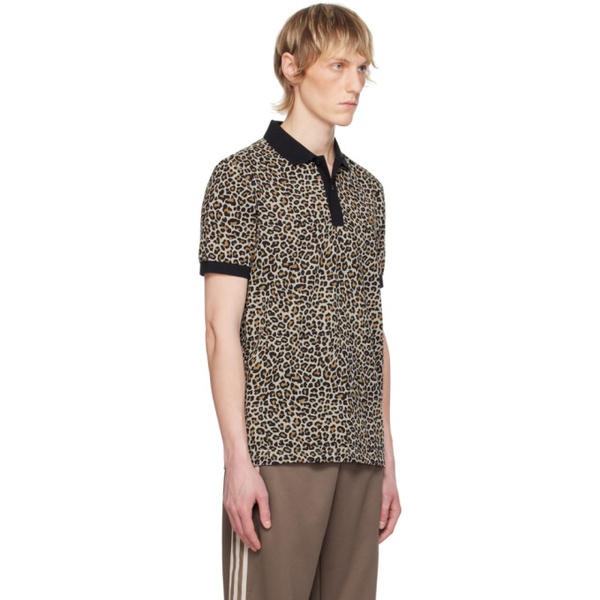  Fred Perry Beige Leopard Polo 242719M212020
