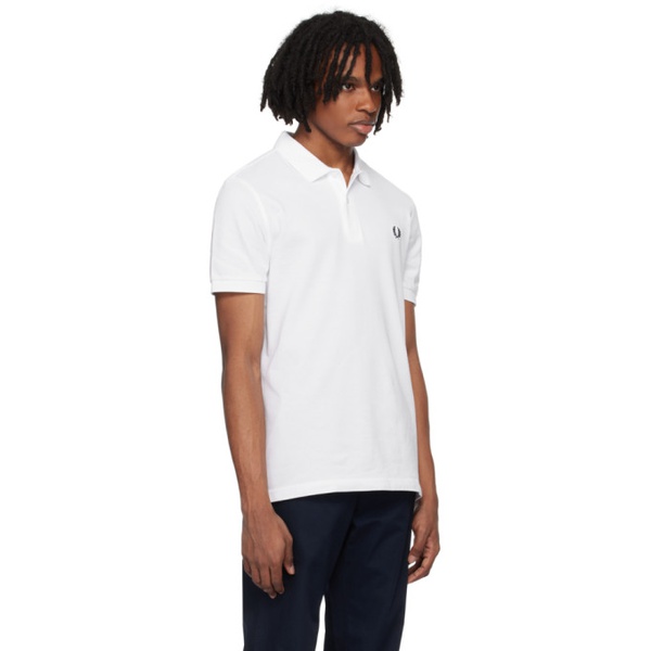  White The Fred Perry Polo 242719M212005