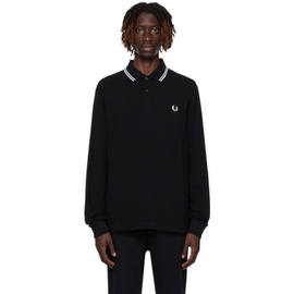 Fred Perry Black Twin Tipped Polo 232719M212008
