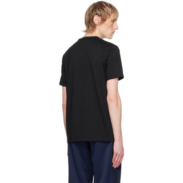  Fred Perry Black Ringer T-Shirt 242719M213002