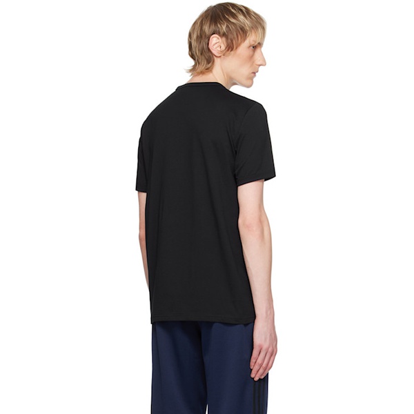  Fred Perry Black Ringer T-Shirt 242719M213013