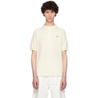 Fred Perry Beige Honeycomb Polo 242719M212014