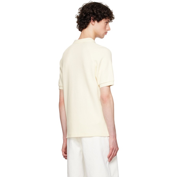  Fred Perry Beige Honeycomb Polo 242719M212014