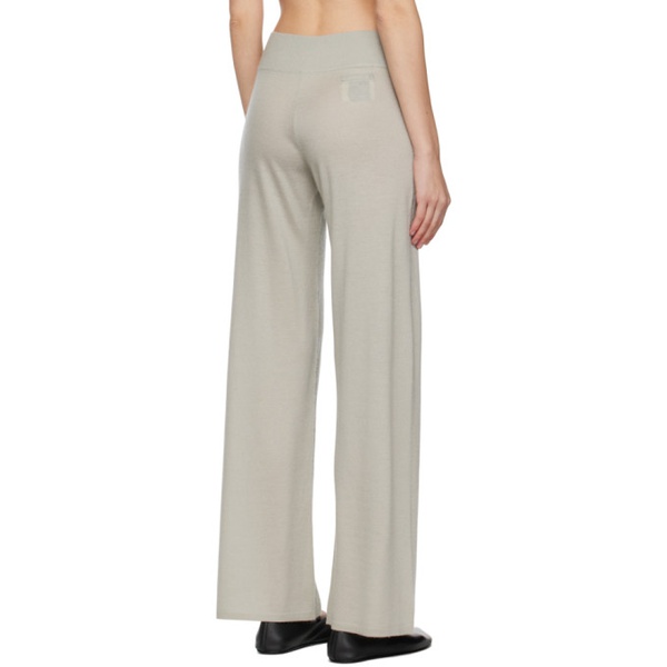  Frenckenberger Gray Straight Lounge Pants 231283F086009