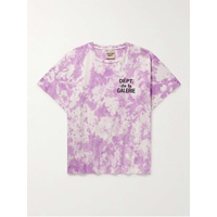 GALLERY DEPT. Tie-Dyed Logo-Print Cotton-Blend Jersey T-Shirt 1647597324163545