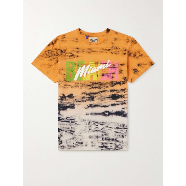  GALLERY DEPT. Logo-Print Tie-Dyed Cotton-Jersey T-Shirt 1647597316241884
