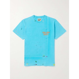 GALLERY DEPT. Vintage Logo-Print Paint-Splattered Cotton-Jersey T-Shirt 1647597316241844