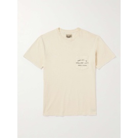 GALLERY DEPT. Property Stencil Logo-Print Distressed Cotton-Jersey T-Shirt 1647597316241888