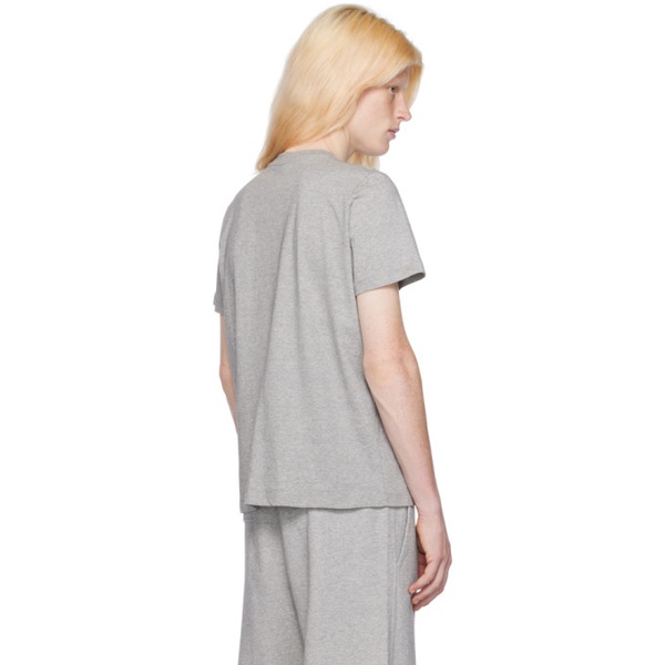  가니 GANNI Gray Relaxed T-Shirt 241144M213001