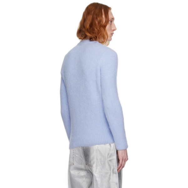  가니 GANNI Blue Brushed Sweater 241144M201009