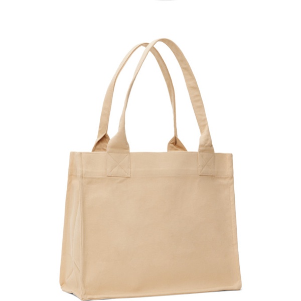  가니 GANNI Beige Large Easy Shopper Tote 241144F049003