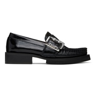 가니 GANNI Black Feminine Buckle Loafers 241144F121009