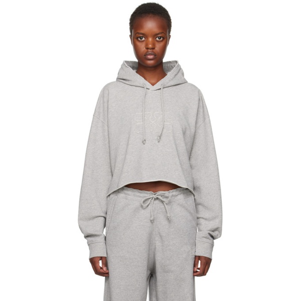  가니 GANNI Gray Isoli Hoodie 232144F097006