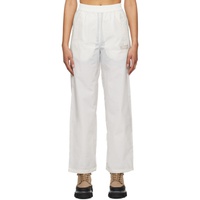 가니 GANNI White Drawstring Lounge Pants 231144F087012