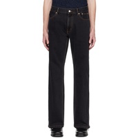 고셰르 GAUCHERE Black Double Zipper Jeans 231808M186005