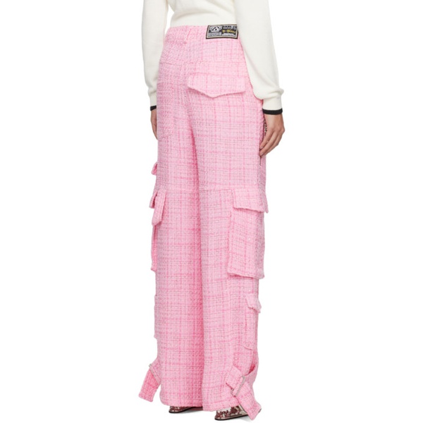 GCDS Pink Ultracargo Trousers 232308F087000
