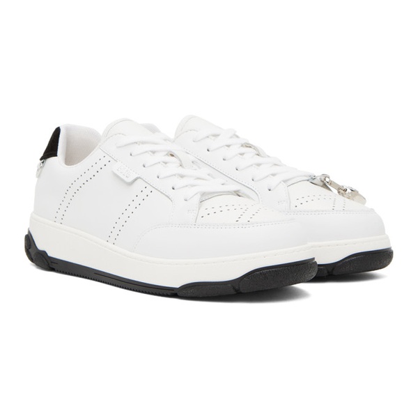  GCDS White Essential Nami Sneakers 231308M237004