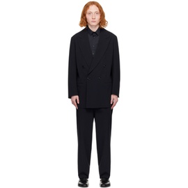 조르지오 아르마니 Giorgio Armani Black Double-Breasted Suit 241262M196000