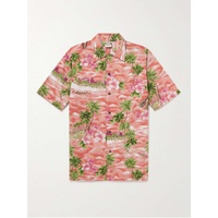 GO BAREFOOT Waikiki Convertible-Collar Printed Cotton Shirt 1647597308283792