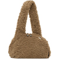 GRAPE Brown Flattenable Shoulder Bag 222523F048002