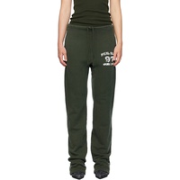 GREG ROSS SSENSE Exclusive Green Sweatpants 242218F086001