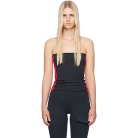 GREG ROSS SSENSE Exclusive Black & Red Tube Top 242218F111000