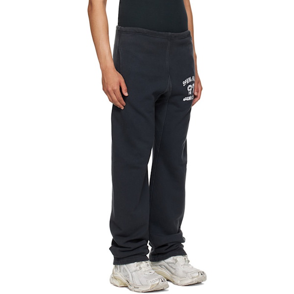  GREG ROSS SSENSE Exclusive Black Sweatpants 242218M190000