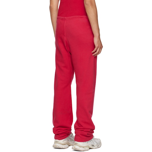 GREG ROSS SSENSE Exclusive Red Sweatpants 242218M190002