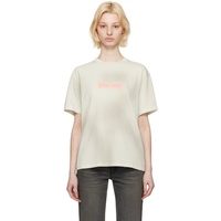 GUESS USA 오프화이트 Off-White Printed T-Shirt 231603F110017