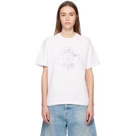 GUESS USA White Circle T-Shirt 222603F110001