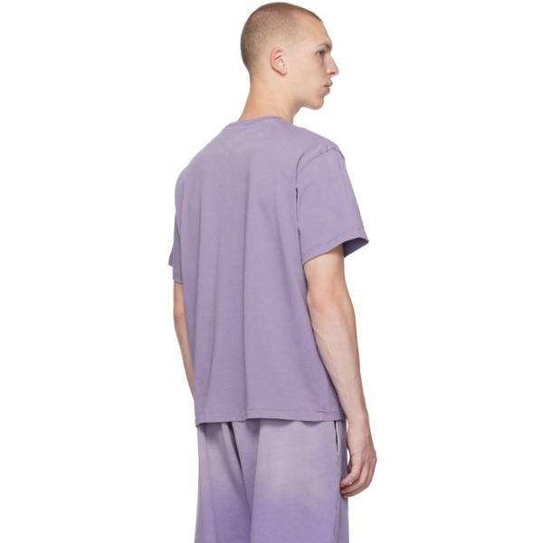  GUESS USA Purple Faded T-Shirt 231603M213005