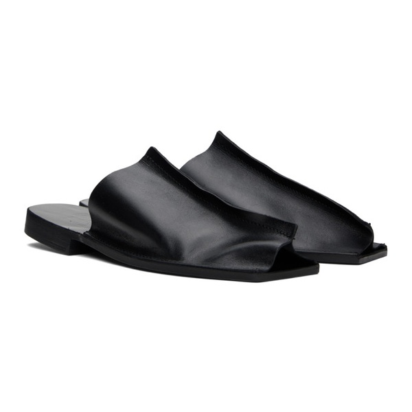  Gabriela Coll Garments Black No.7 Open Toe Slippers 241282M231001