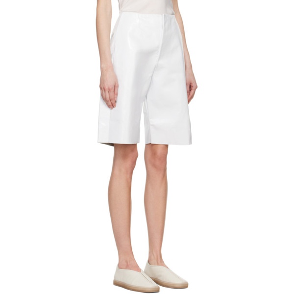  Gabriela Coll Garments White No.277 Leather Shorts 241282F088003