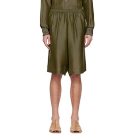 Gabriela Coll Garments Khaki No.268 Shorts 241282M193000