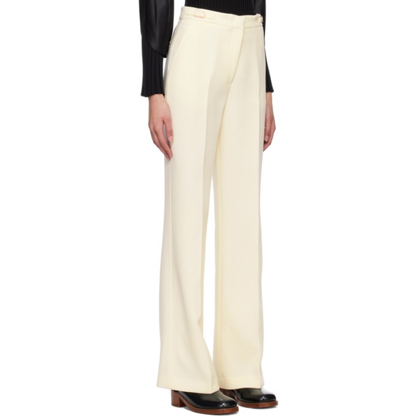  가브리엘라 허스트 Gabriela Hearst 오프화이트 Off-White Vesta Trousers 231854F087002