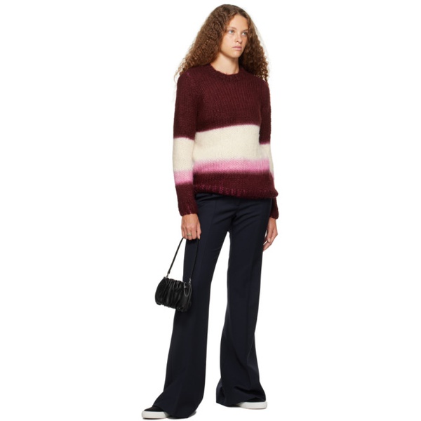  가브리엘라 허스트 Gabriela Hearst Burgundy Lawrence Sweater 232854F096002