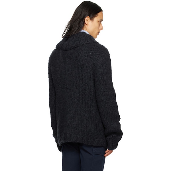  가브리엘라 허스트 Gabriela Hearst Navy Casa Cardigan 232854M200004